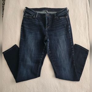 NY&Co SoHo‎ Curvy Dark Blue Women's Jeggings - 12P - Like New